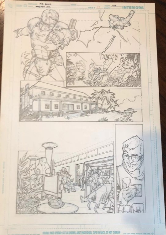 Secret Six #23 pg. 3 by RB Silva